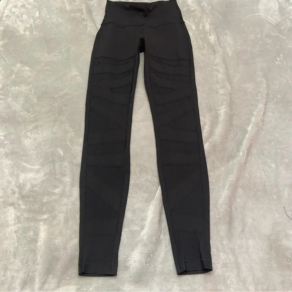 Lululemon Wunder Under Pant (Hi-Rise) *Tech Mesh 28" Black 21376 - Picture 5 of 11